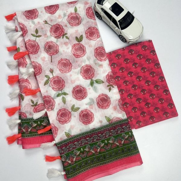 MEGALAYA DIGITAL COTTON SAREES