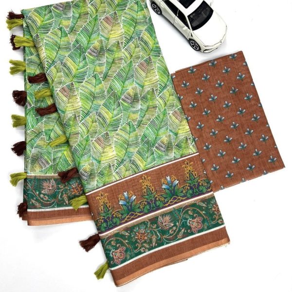 MEGALAYA DIGITAL COTTON SAREES