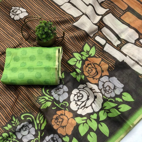 MEGALAYA DIGITAL COTTON SAREES