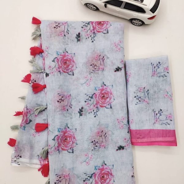 MEGALAYA DIGITAL COTTON SAREES