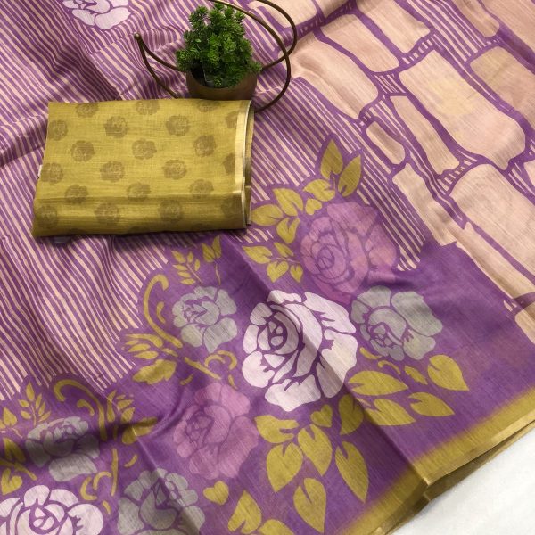 MEGALAYA DIGITAL COTTON SAREES