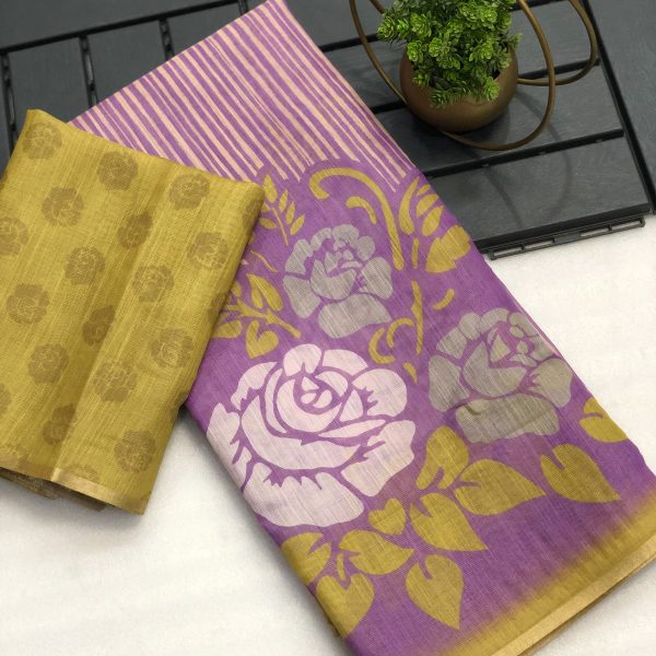 MEGALAYA DIGITAL COTTON SAREES