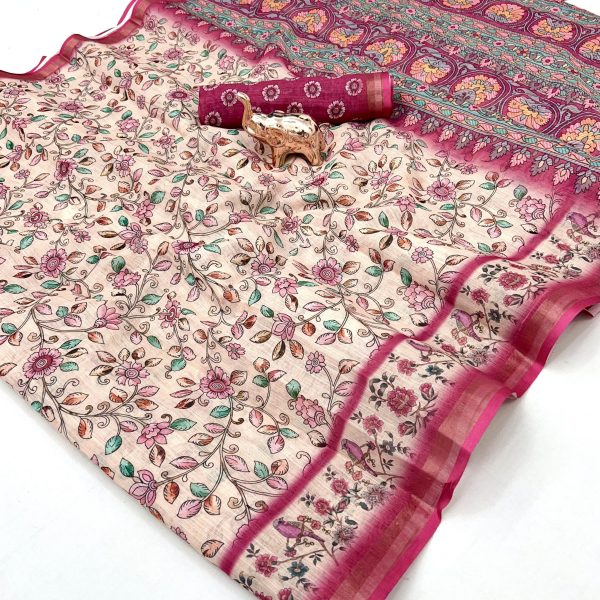 MEGALAYA DIGITAL COTTON SAREES