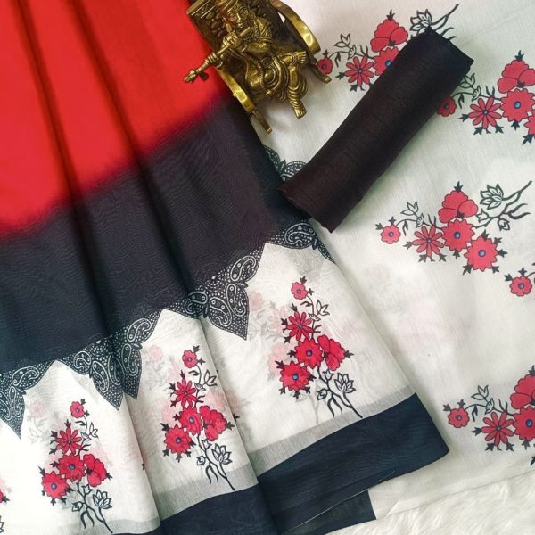 MEGALAYA DIGITAL COTTON SAREES