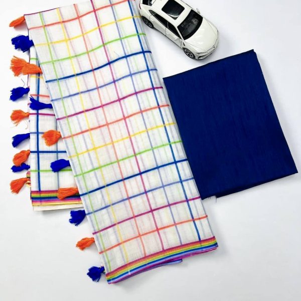 MEGALAYA DIGITAL COTTON SAREES